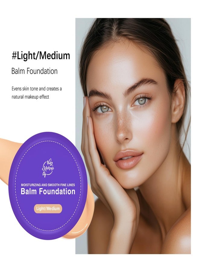 Emgmcp Balm Foundation | Age-Defying Hydrating Cushion Foundation for Mature Skin, Medium Buildable Coverage & Satin Glow Finish Makeup, Blurs Fine Lines, Smooths Texture (light/medium) - Image 2